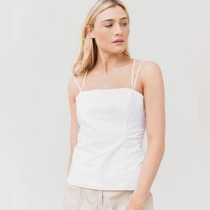 Frame Tie Back Tank Top sz S NEW